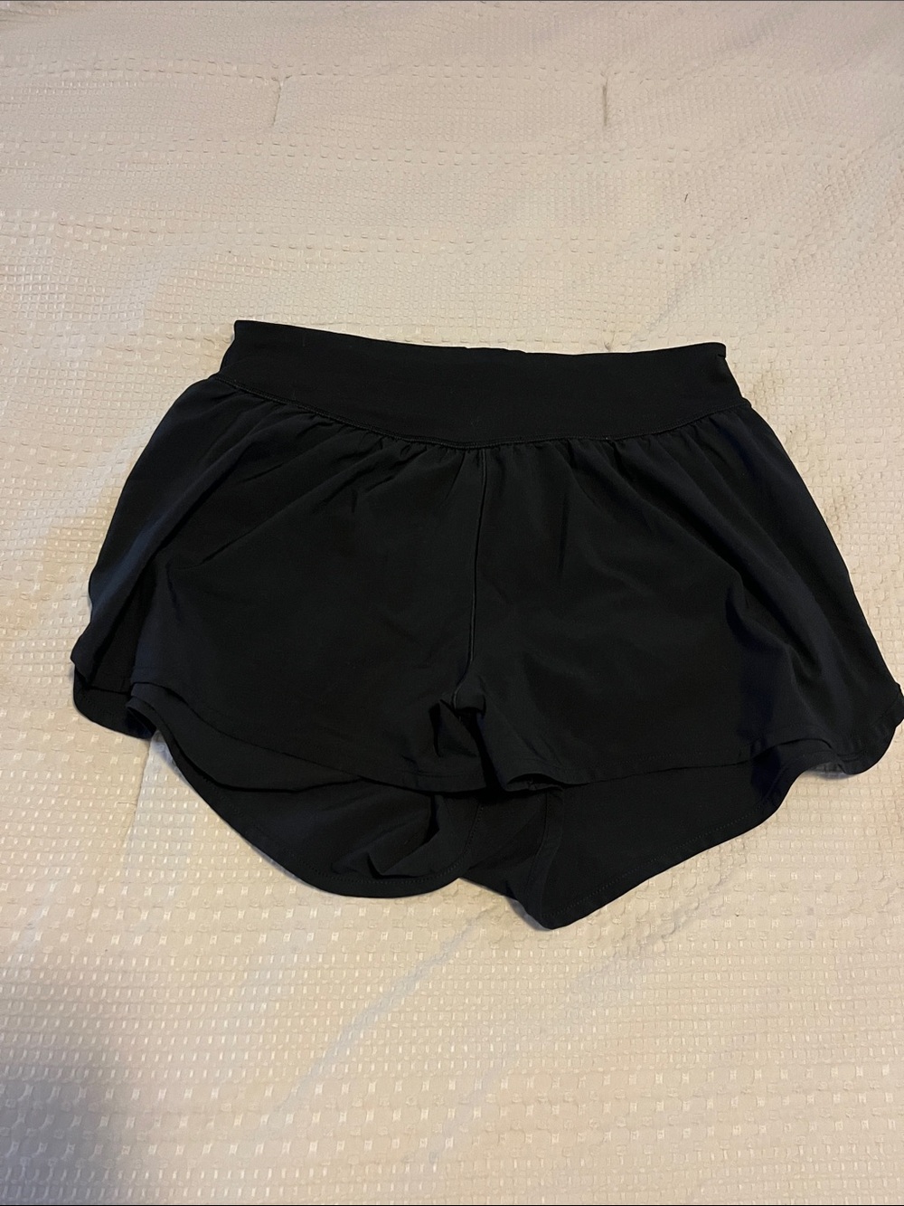 aerie Black Layered Athletic Shorts